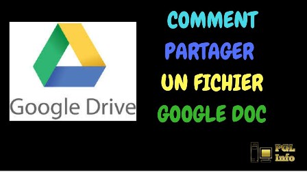 explication d'un partage de fichier Google doc